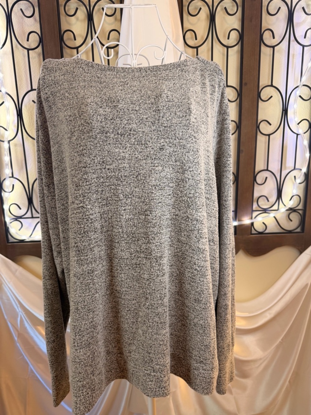 Champion Heather Gray XXL Knit Top